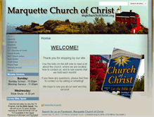 Tablet Screenshot of mqtchurchofchrist.org